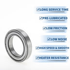 Deep Groove Ball Bearing 6012ZZ for Scooter Skateboard Wheel (P5 60x95x18mm)