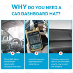 Dash Mat Cover for Hyundai i-30 (2012–2017) - Black Non-Slip