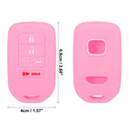 5 x Button Key Fob Cover Case Pink for Honda Accord Civic CR-V (2016-2023)