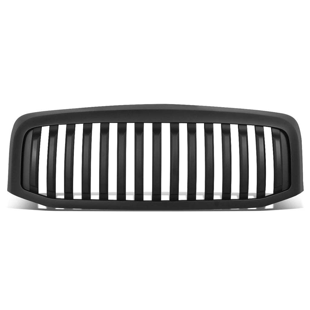 Matte Vertical Front Hood Bumper Grille for Ram 1500 2500 3500 (2006–2009)