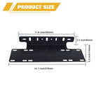Front License Plate Mount Bracket Holder for Off Road LED Work Light (14.7")