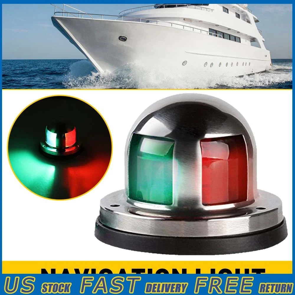 LED Navigation Light for Marine Boat Yacht Pontoon (12V)