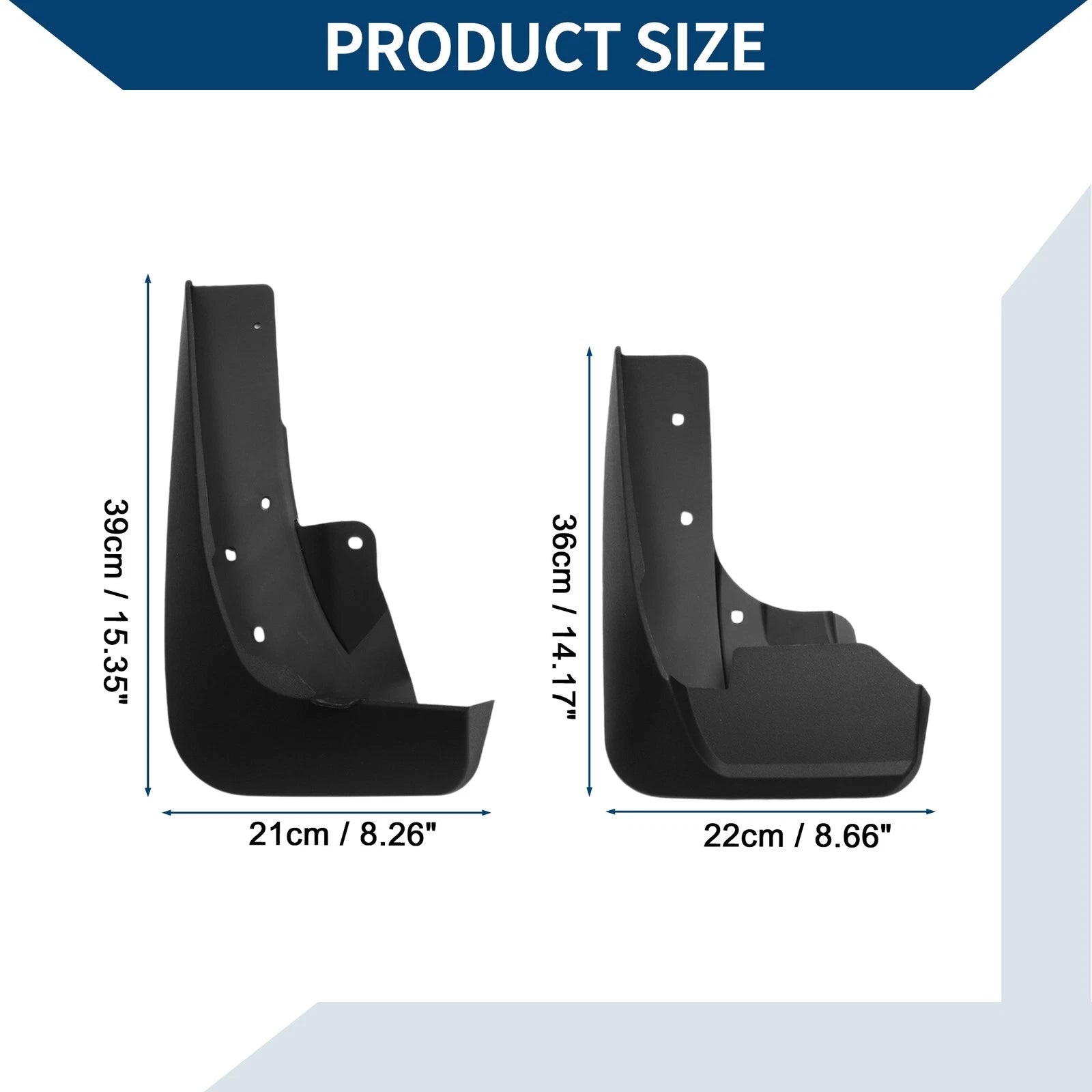 Set of 4 Mud Flaps Splash Guards for Nissan Pathfinder (2024)
