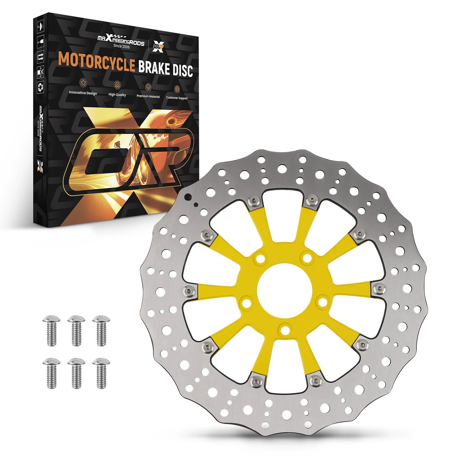 Floating Front Brake Rotor Kit for Harley-Davidson Trike (2009–2019)