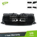 Front Upper Grille for Ram 1500 (2019–2022) 6BT01TRMA Glossy Black Plastic