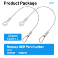 2Pcs Tailgate Cable 7082076 7081636 for Polaris General XP 4 1000 (2020–2025)