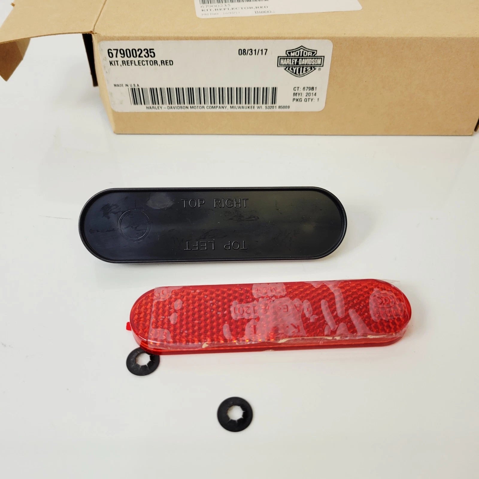 Reflector Bracket Kit for Harley-Davidson Sportster XL1200T (OEM 67900235)
