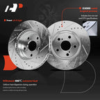Front Drilled Brake Rotors for Toyota Corolla Prius AWD-e (2019–2021)