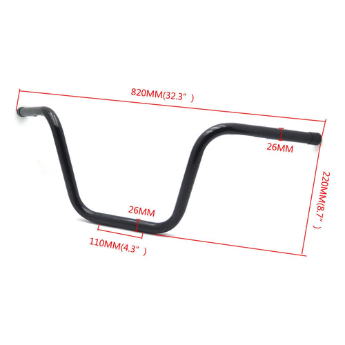 1 Inch Ape Hanger Handlebar for Harley Narrow Wide Glide Dyna Sportster
