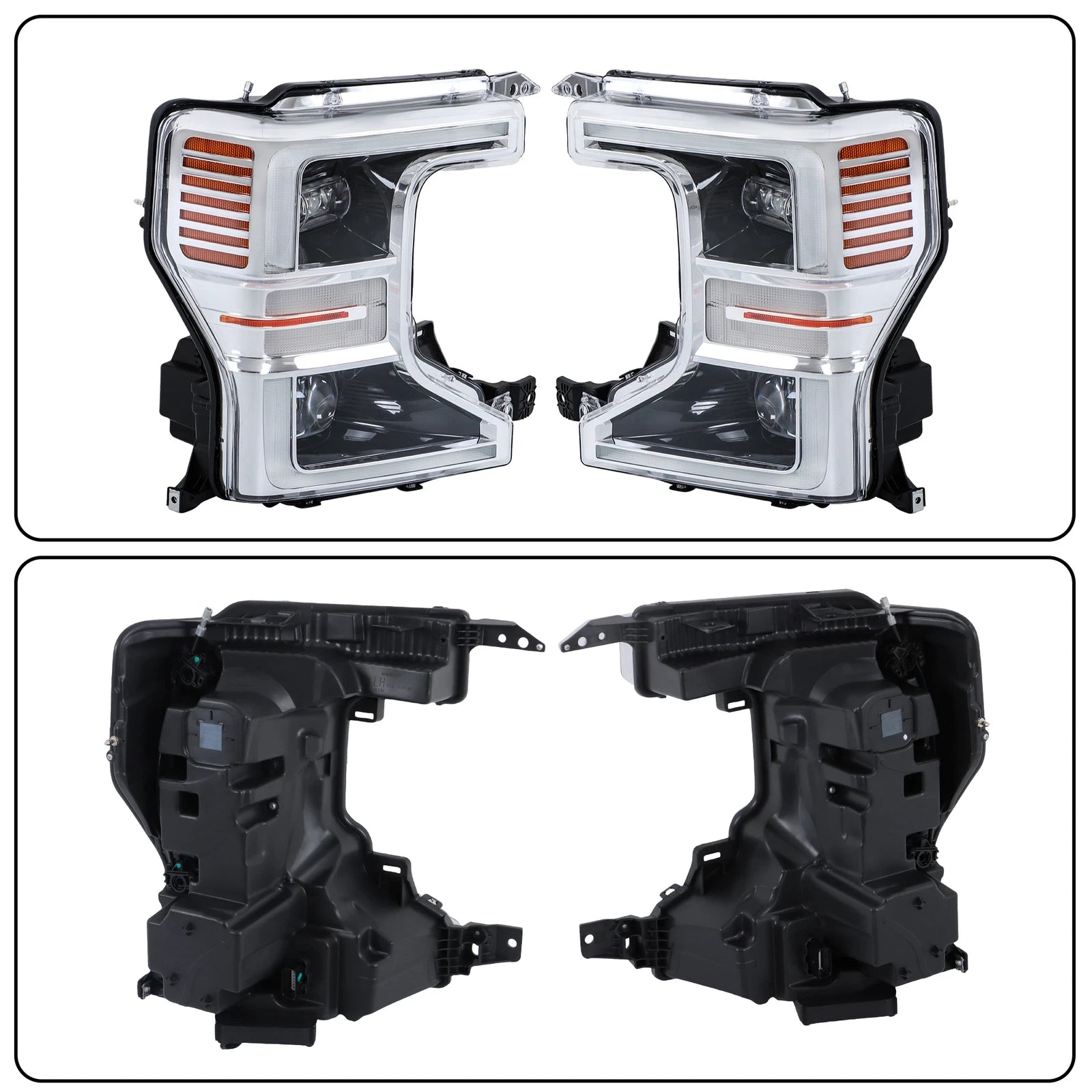LED Headlight Set for Ford F250 F350 (2020–2022) Left + Right Pair