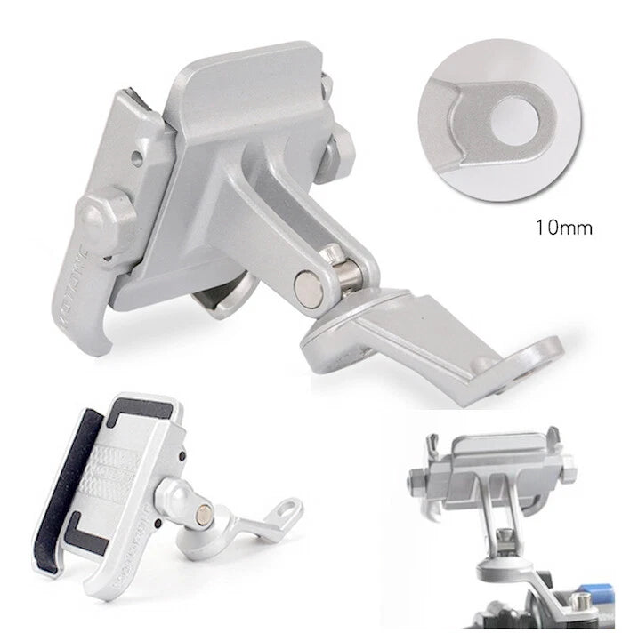 Universal Motorcycle Phone Holder for Bike Handlebar Clip