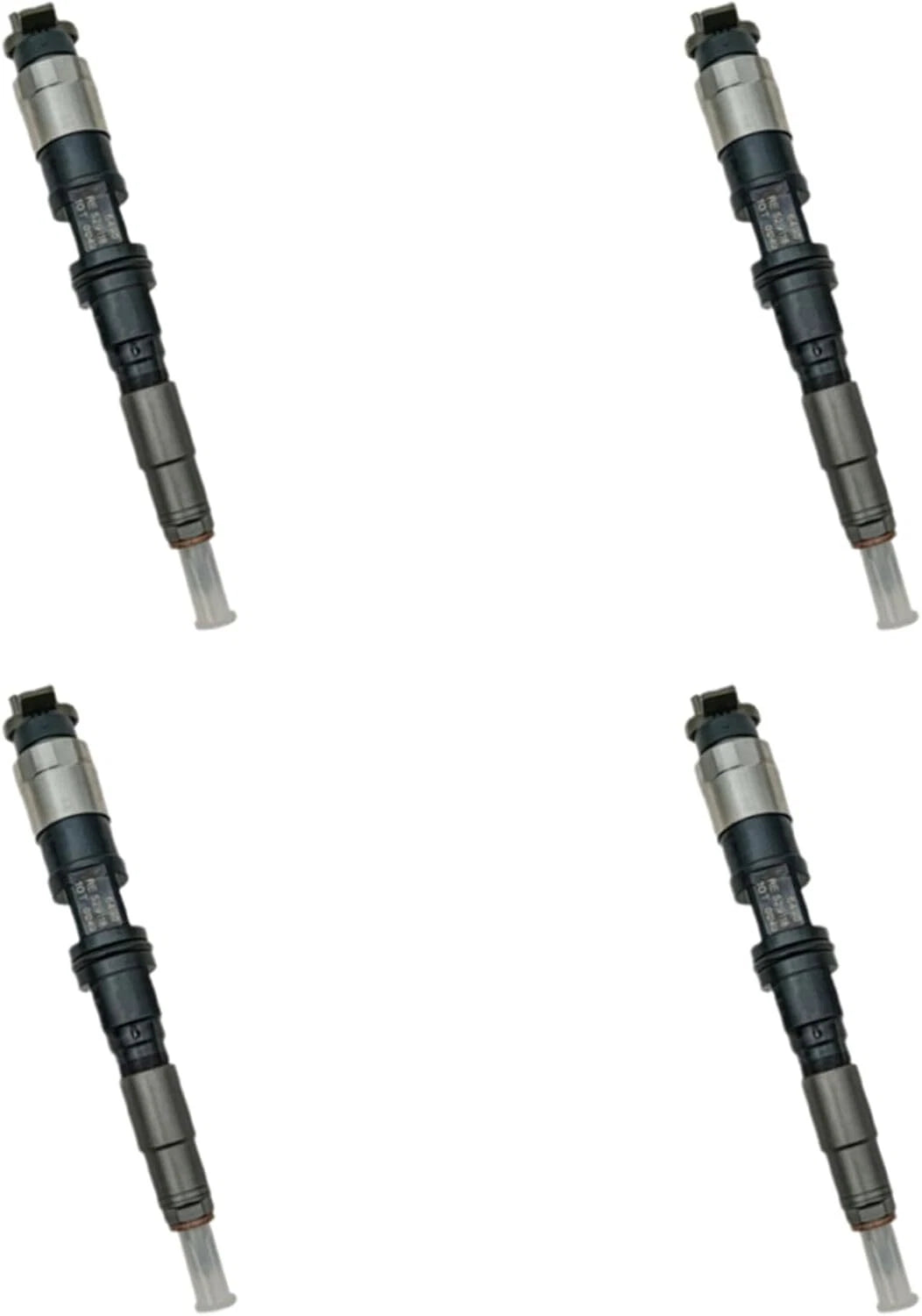 Set of 4 Fuel Injectors RE524382 DZ100217 RE529118 for John Deere 6068 (Diesel)