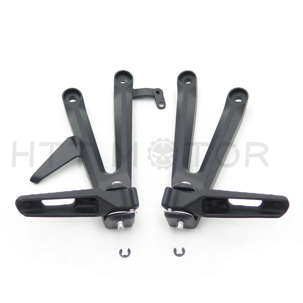 Rear Footrest Assembly Kit w/ Foot Pegs for Honda CBR1000RR (2004–2007)