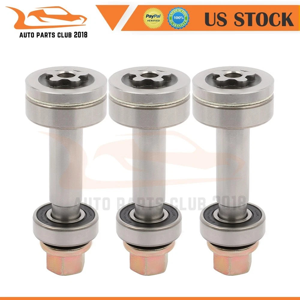 Set of 3 Blade Spindle Shaft Bearings Nut for AYP Craftsman Husqvarna (N137553)