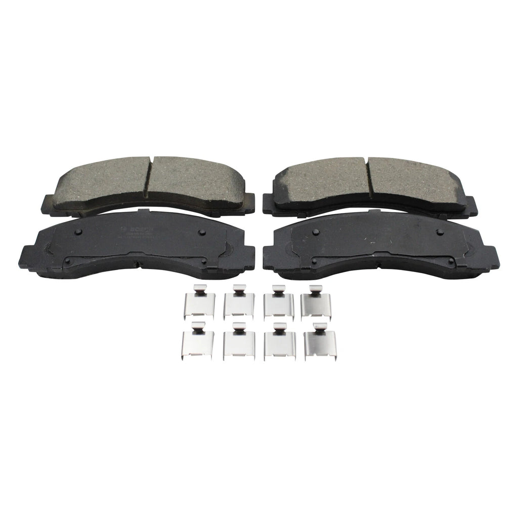 Set of 4 Bosch QuietCast Front Disc Brake Pads for Ford Lincoln