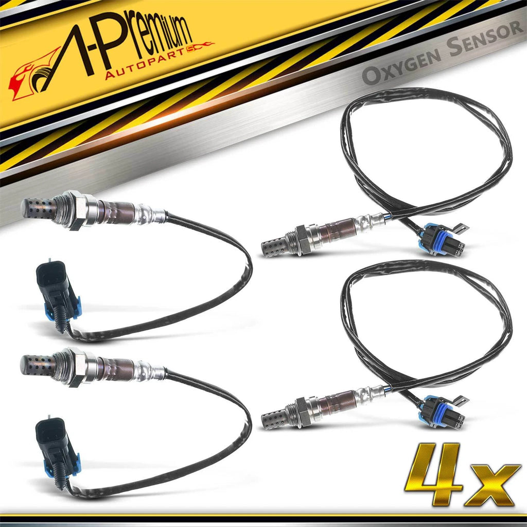 Set of 4 O2 Oxygen Sensors for Chevy Malibu (1998–2000)