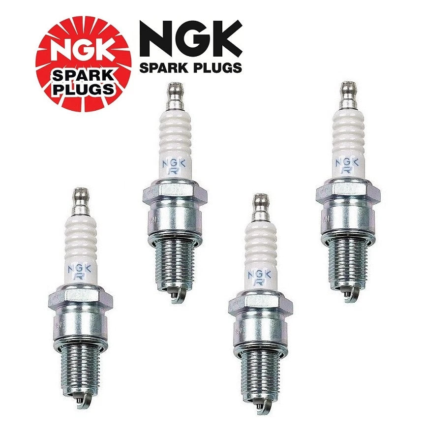 Spark Plug Set of 4 NGK 7131 for Mercedes W115, Porsche 912, 914, Volvo 240, 244