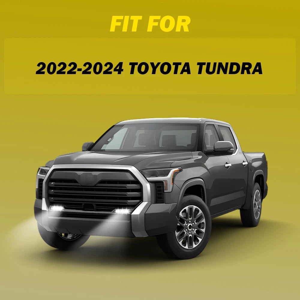 Set of 2 LED Fog Lights for Toyota Tundra (2022–2024)