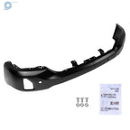 Split Front Bumper for Chevy Silverado 1500 (2016-2018) - Black, Sensor Holes