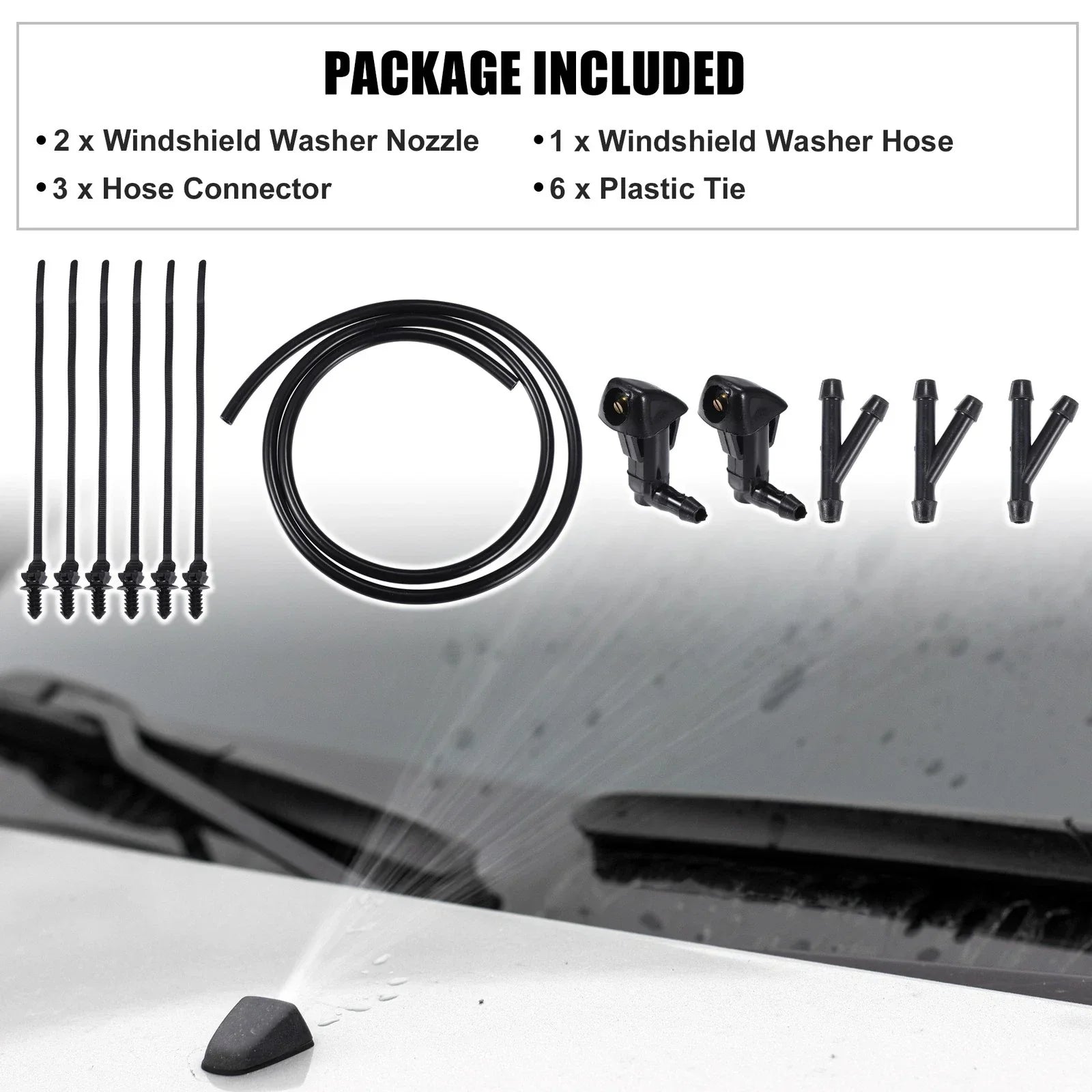 Windshield Washer Nozzle Set for Honda Accord (2018-2023)