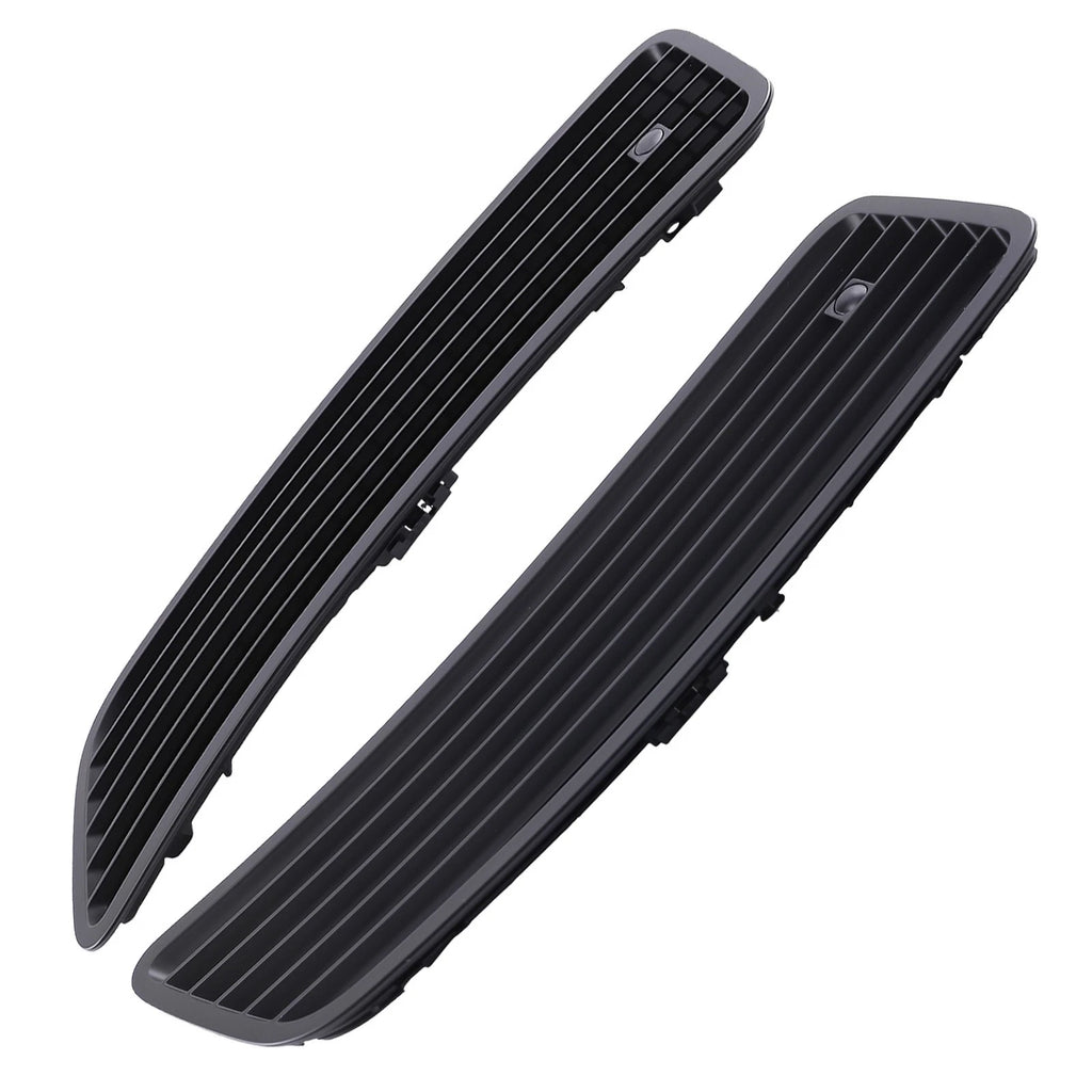 Hood Grille Vent Cover for Mercedes W221 (2007–2013) 2218800205 Black ABS Pair