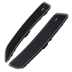 Hood Grille Vent Cover for Mercedes W221 (2007–2013) 2218800205 Black ABS Pair