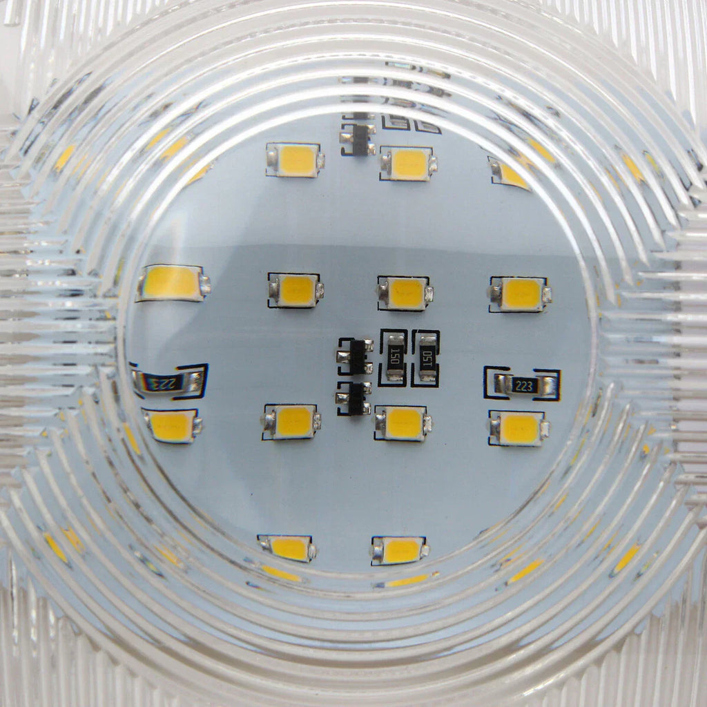 12V 48LED Interior Double Dome Ceiling Light for RV Boat Camper Trailer