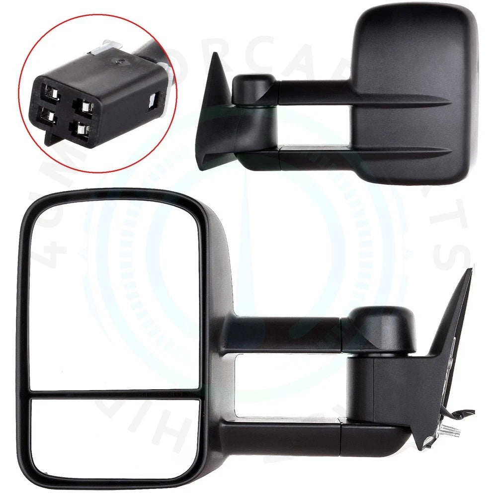 2X Towing Power Mirrors for Chevy GMC C/K 1500 2500 3500 (1988–1998)