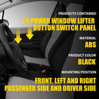2X Power Window Switch Trim Bezel for Toyota Yaris (2012–2015)