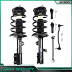 Front Struts w/Spring Assembly & Sway Bar Outer Tie Rod for Nissan Altima (2002–2006)
