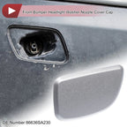 Front Left Washer Nozzle Cover Cap for Subaru Forester (2005–2007) Silver Tone