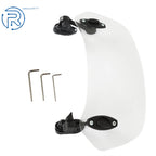 Adjustable Clip-on Windscreen Extender for Universal Motorcycle