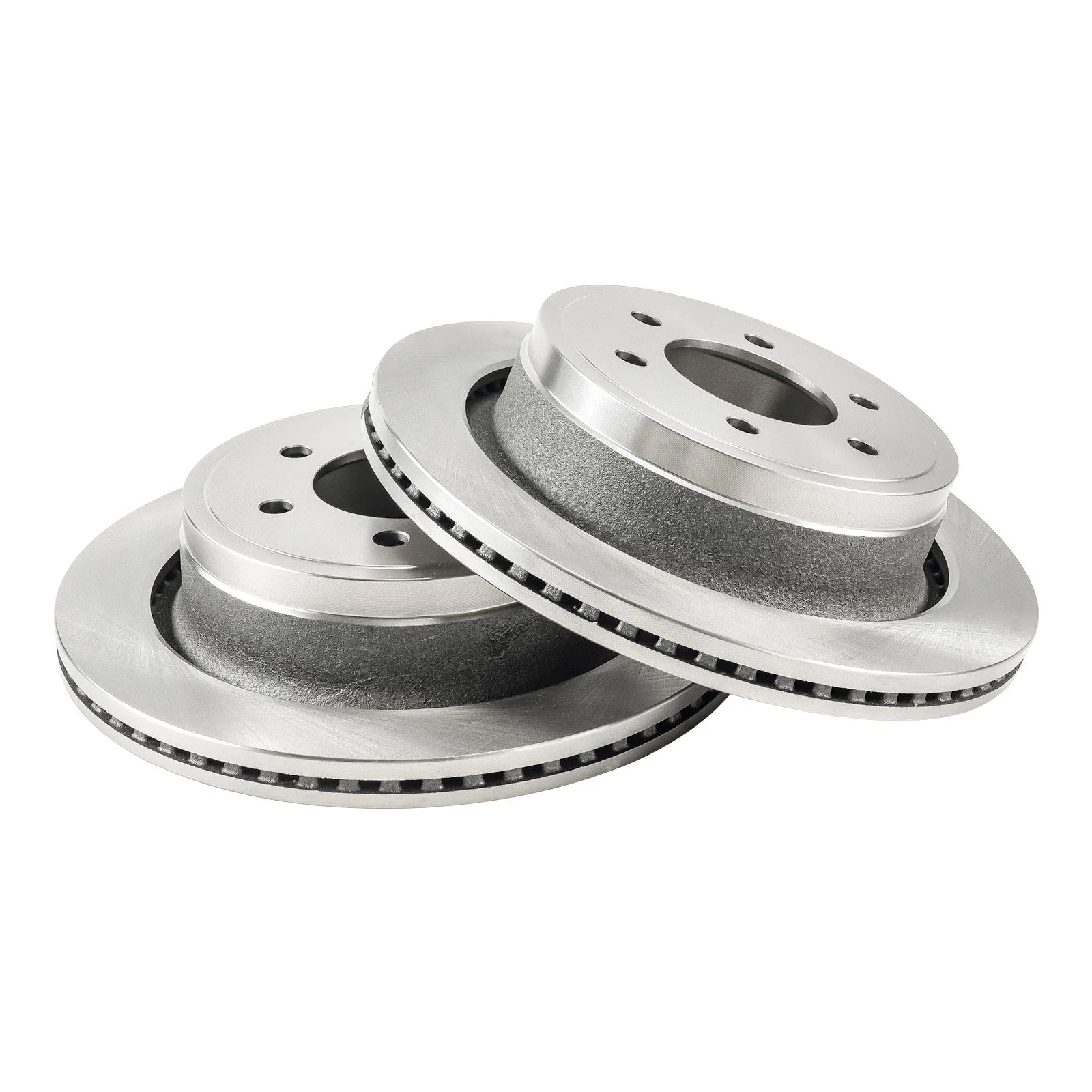 2X Vented Rear Disc Brake Rotors for 2012-2018 Ford F-150 (6-Lug)