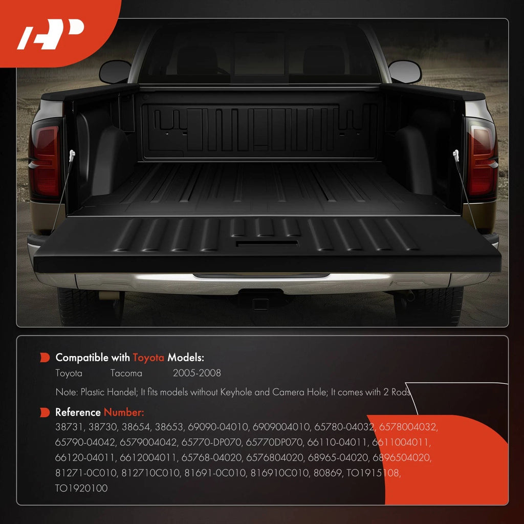Tailgate Hardware Rebuild Kit with Cable & Rods for Toyota Tacoma (2005–2015)