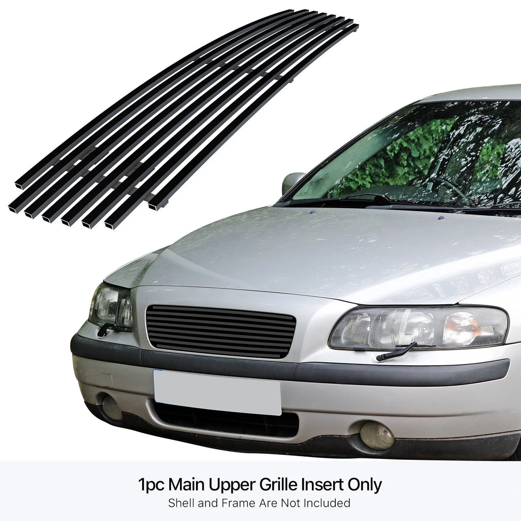 Stainless Steel Black Billet Grille Insert for Volvo S60 (2001-2004)