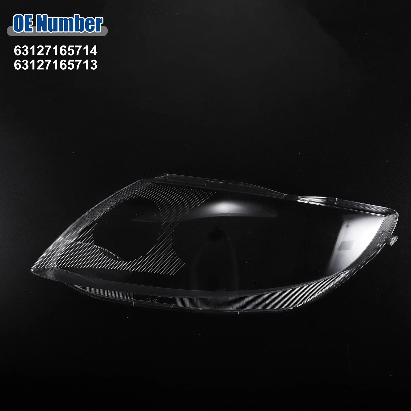 Pair Headlight Clear Lens Shell Cover for BMW Z4 (2003–2008) No. 63127165714