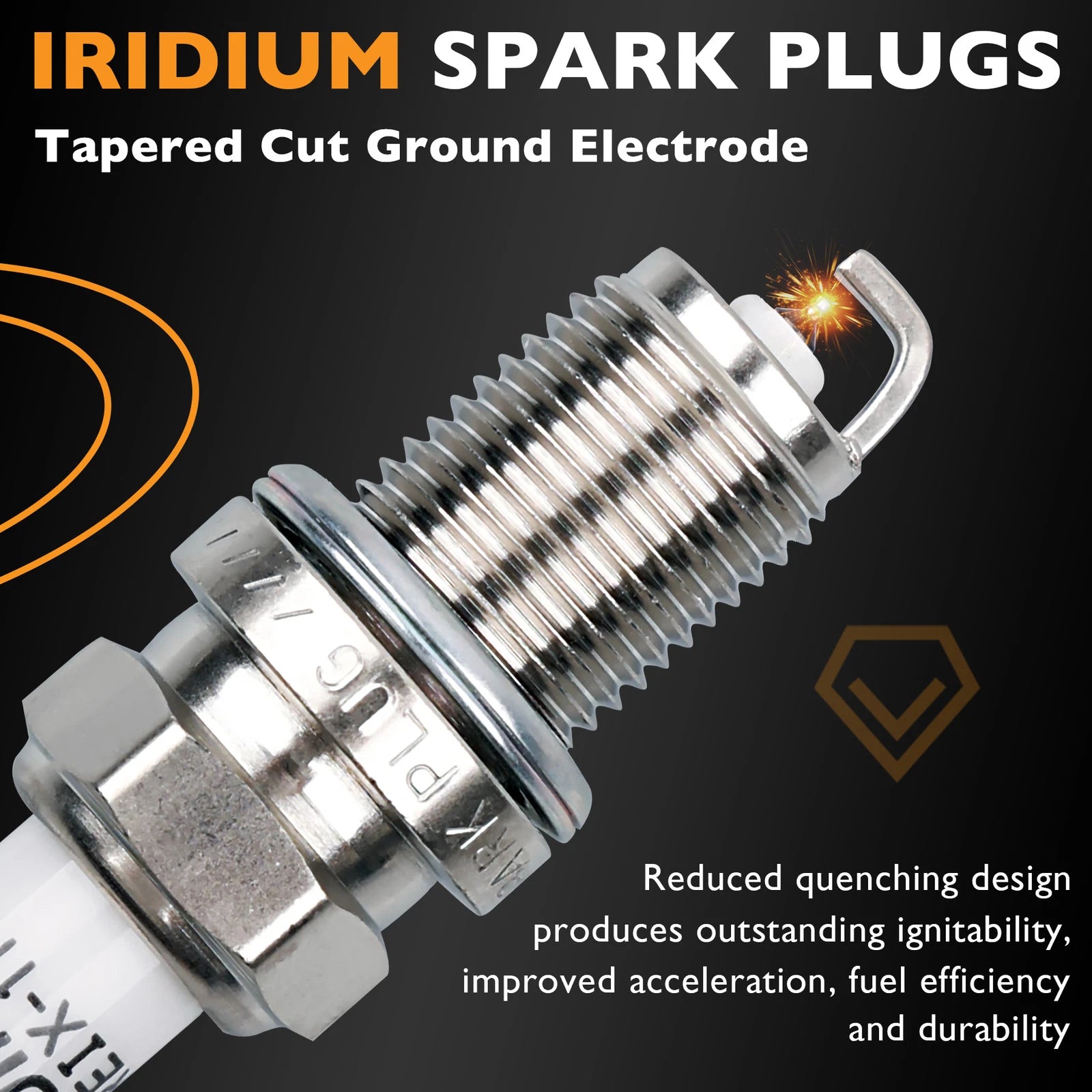 Ignition Coil Pack & Iridium Spark Plugs for Kia Sorento (2003–2006)