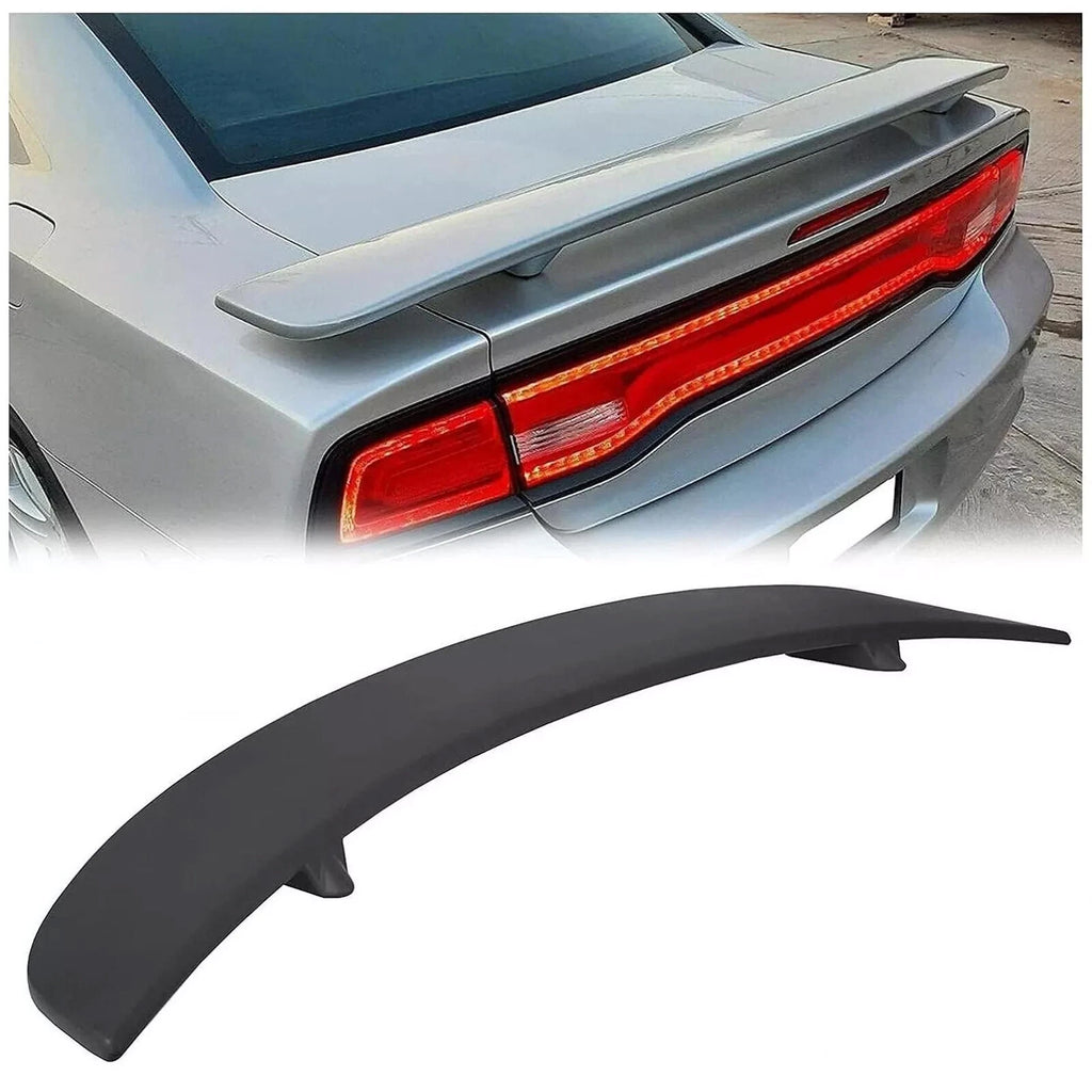 Rear Trunk Wing Spoiler for Dodge Charger (2011–2023) Black ABS