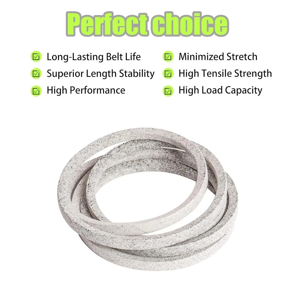 Lawn Mower Deck Belt for GX20072 GY20570 (12 Inch Rubber)