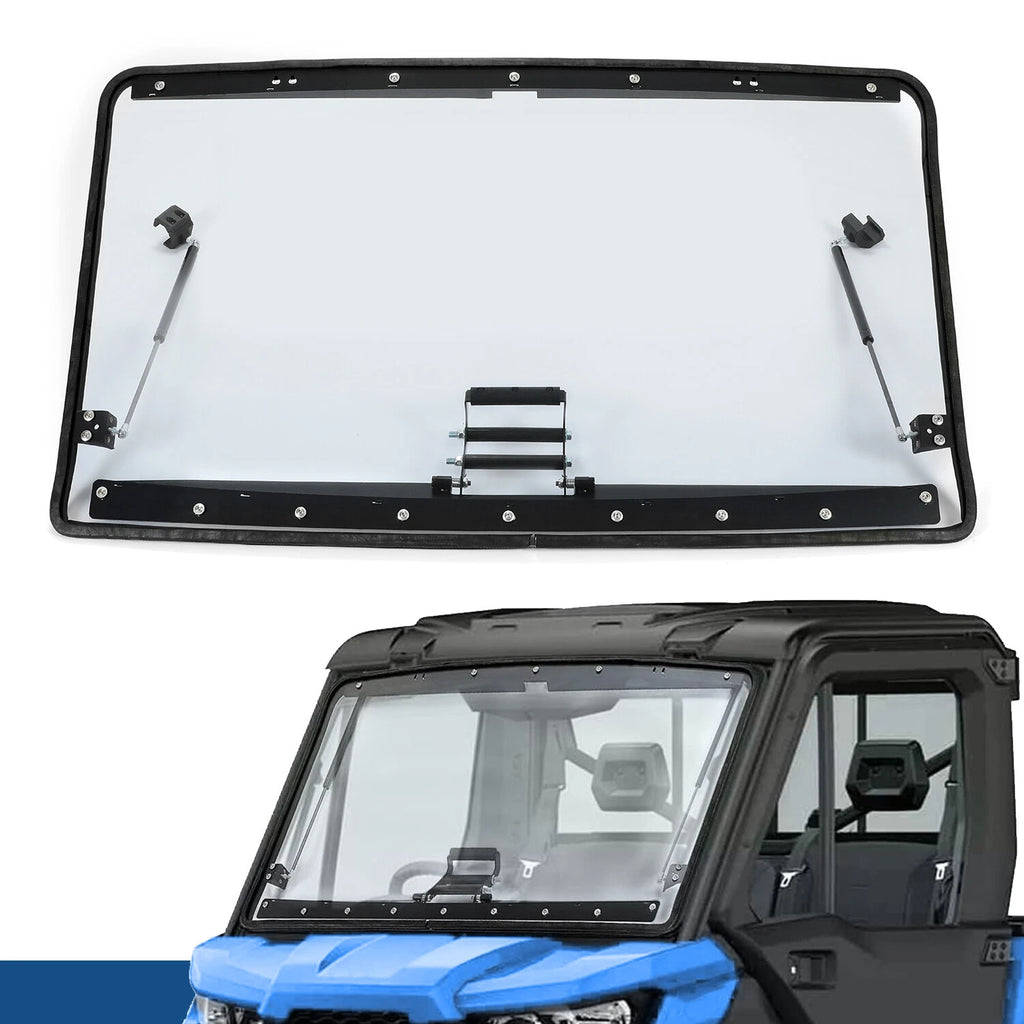 3X Scratch Resistant Flip Windshield for Can-Am Defender (2016–2024)