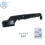 Black Steel Split Front Bumper for GMC Sierra 1500 (2019-2021) with Sensor Hole