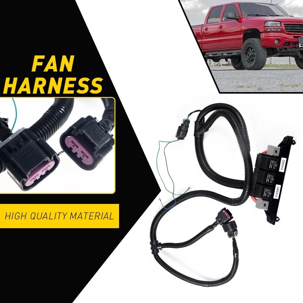 Electric Fan Wire Harness for Yukon Escalade Suburban Sierra Silverado (2000–2006) 674-00923