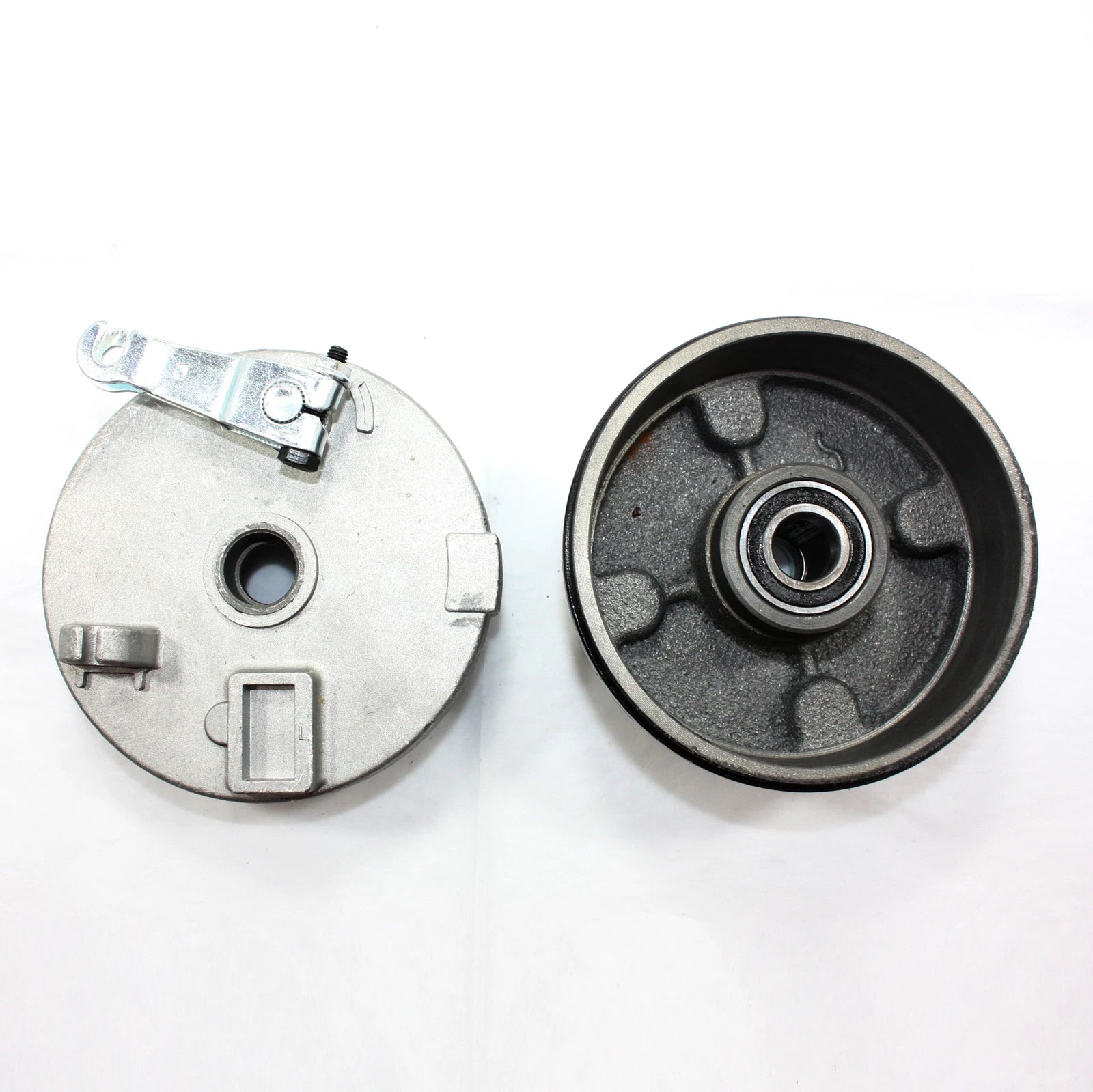 Drum Brake Housing Wheel Hub + Shoes for 125cc 150cc Quad Dirt Bike ATV