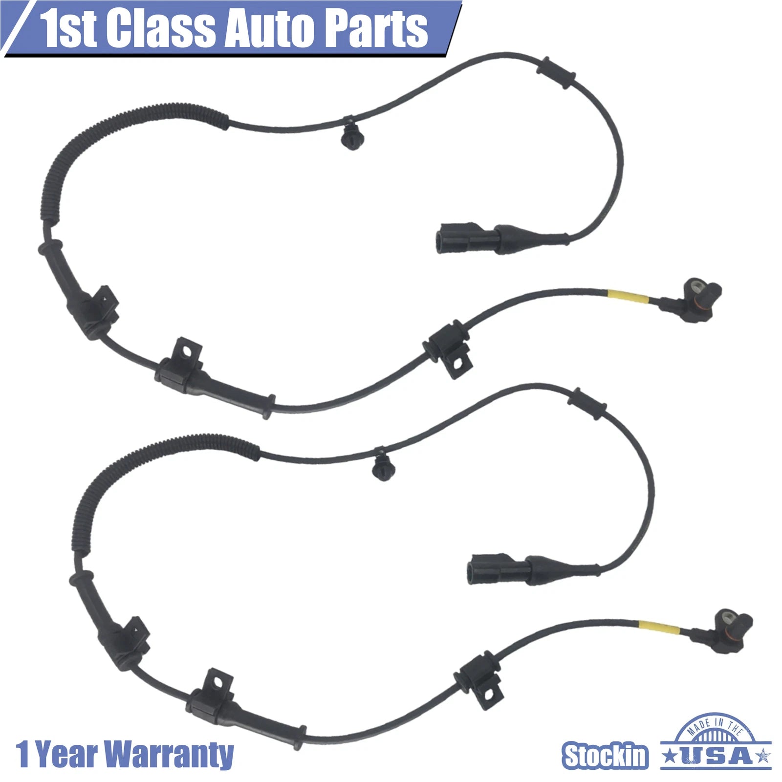 2X ABS Wheel Speed Sensor for Ford F-250 F-350 Super Duty (2005–2016)