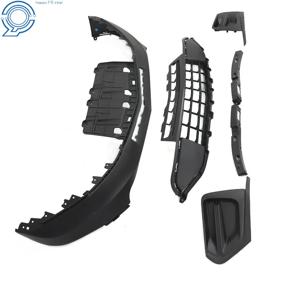 Front Lower Bumper Cover & Bracket for Chevy Traverse (2018-2020)