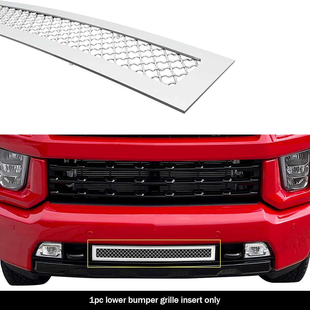 Stainless Chrome Mesh Grille for Chevy Silverado 2500/3500 (2020-2023)