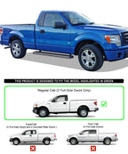 Running Boards for Ford F150 Regular Cab (2009-2014) 6 Inch