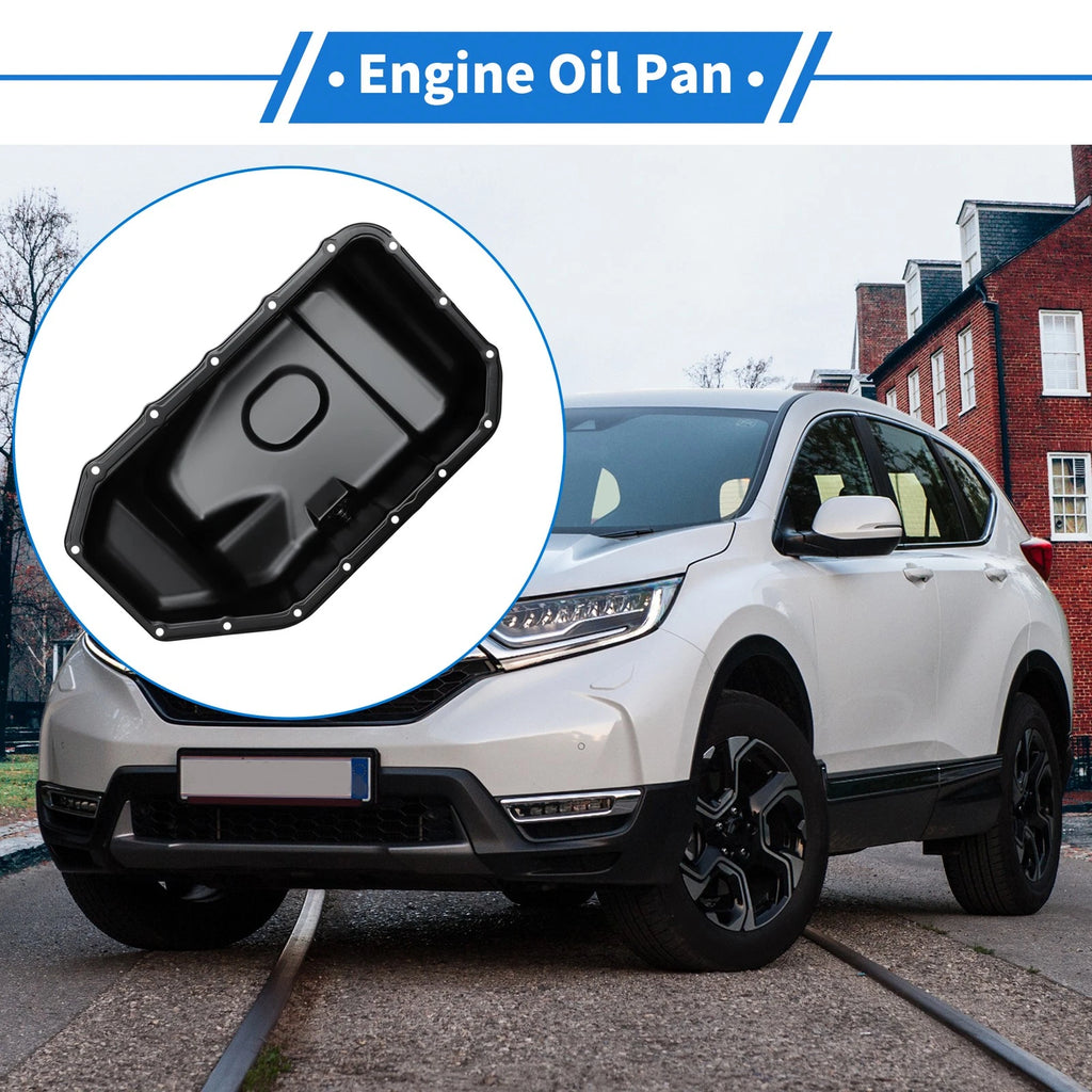1 Pc Engine Oil Pan No. 264410/11200RAAA00 for Honda CRV (2002–2006) Steel Black