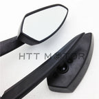 Blade Mirrors for Harley, Kawasaki, Honda, Yamaha Motorcycles (All Models) Black Pair