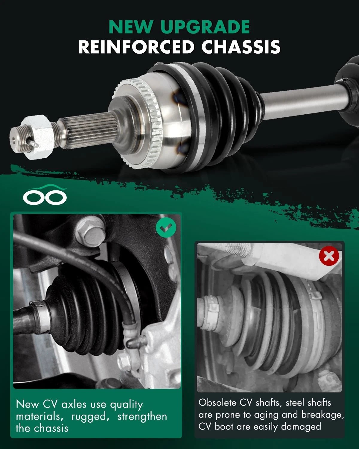 CV Axle Front Left for Infiniti I35, Nissan Maxima 3.5L, I30, 3.0L